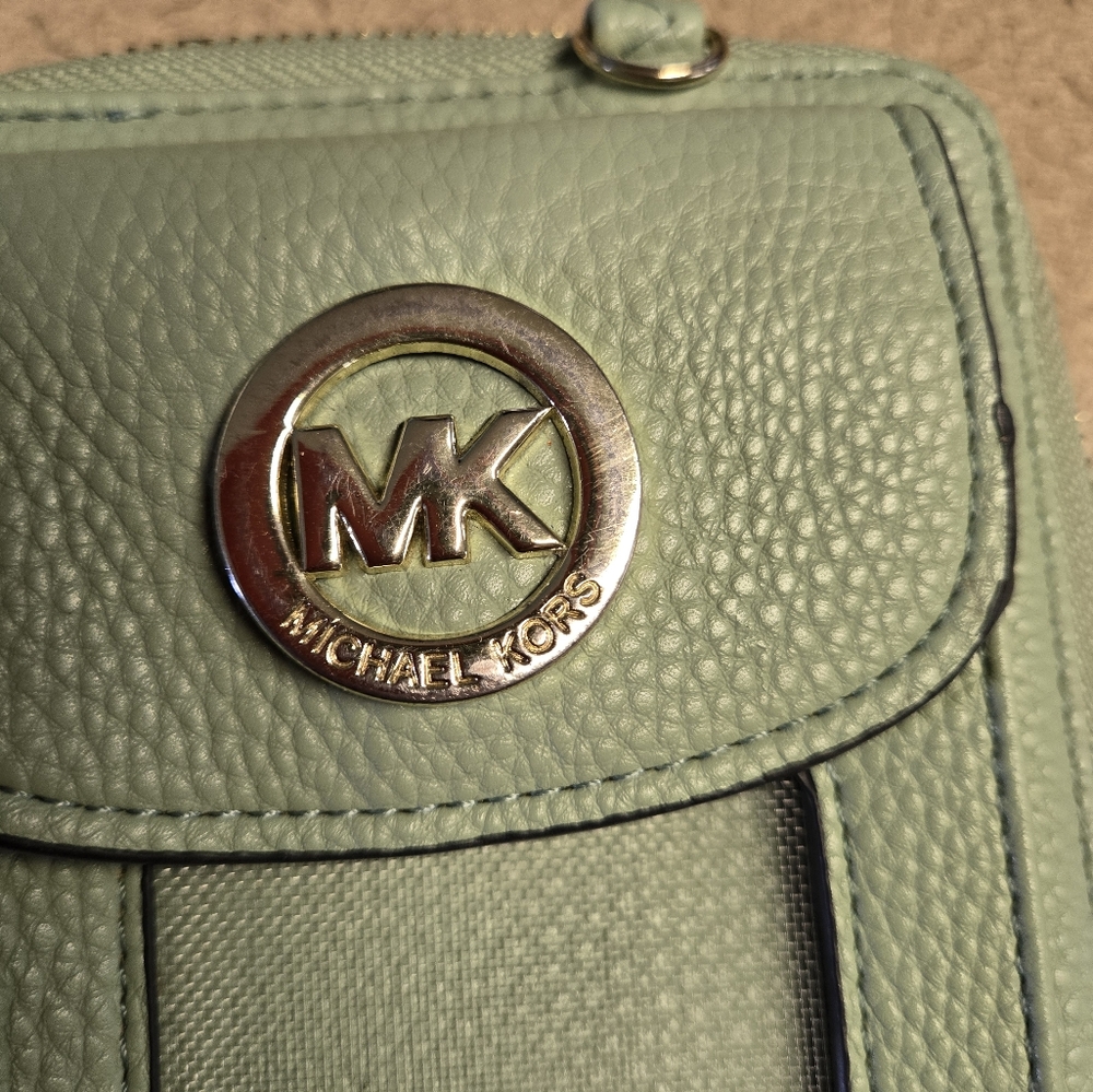 Michael Kors Mint Green Leather Wallet